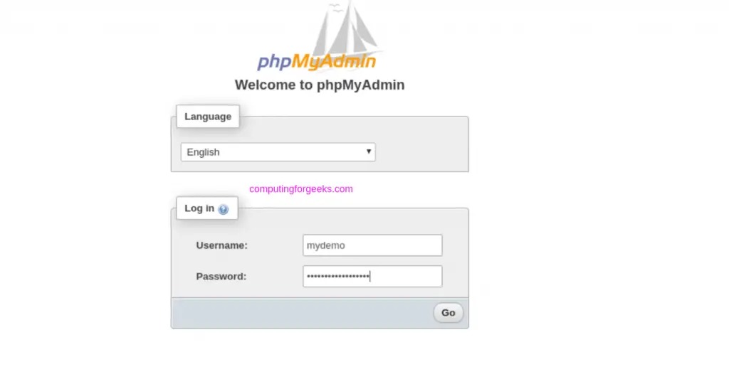 install phpmyadmin ubuntu