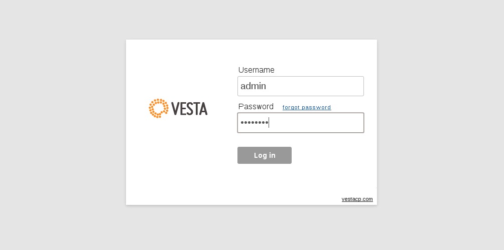 vestacp login