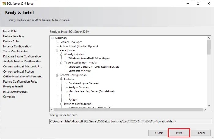 Cách cài SQL Server 2019 trên Windows Server 2022 - Install SQL Server 2019 on Windows Server 2022