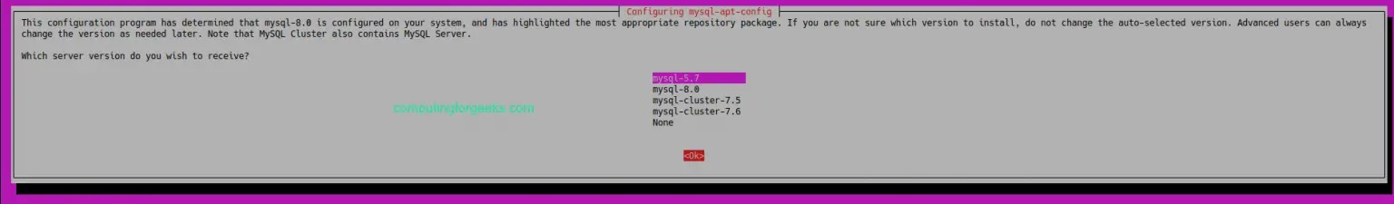 Cài đặt MySQL 5.7 Ubuntu 20.04 - Install MySQL 5.7 Ubuntu 20.04