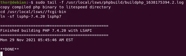 Cài OpenLiteSpeed Debian 11 - Install OpenLiteSpeed Debian 11