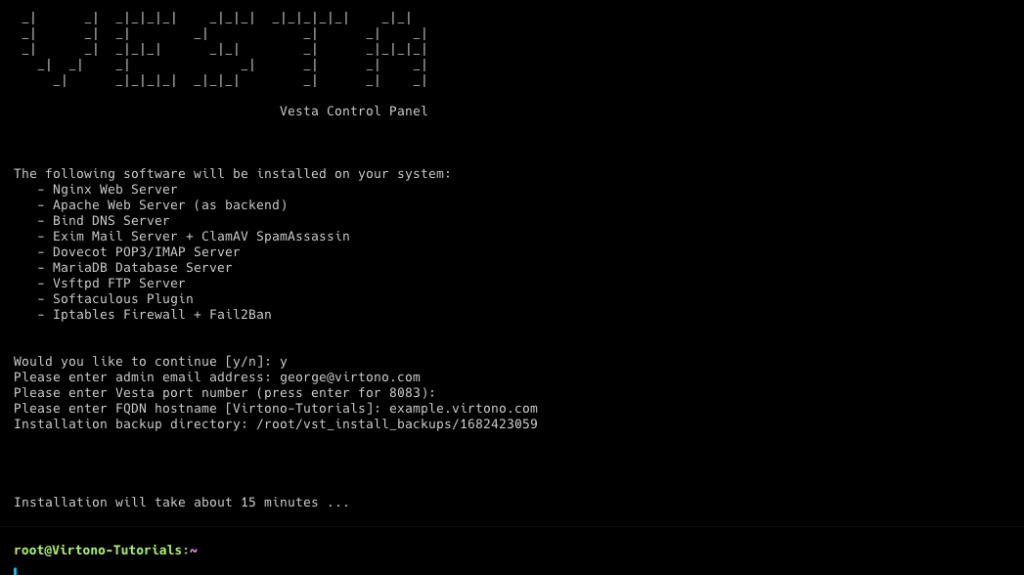 Cài đặt VestaCP trên CentOS 7 - Install VestaCP CentOS 7