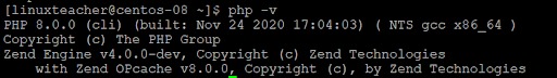 Cài đặt PHP 8.0 trên CentOS 8 - Install PHP 8.0 on CentOS 8
