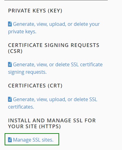 Cài đặt SSL trên cPanel - Install SSL cPanel