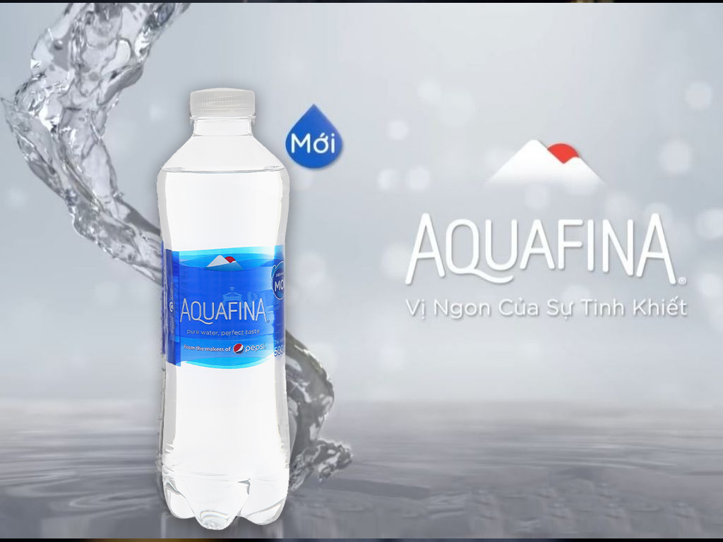 chai nước tinh khiết Aquafina ml