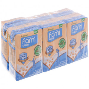 Lốc 6 hộp sữa đậu nành Fami Canxi 200ml