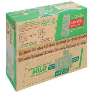 Thùng 48 hộp thức uống lúa mạch Milo Active Go 180ml