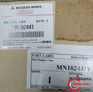 Mã tổng phanh Mitsubishi Triton