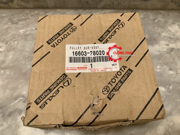Mã bơm nước Hilux, Fortuner chính hãng