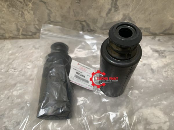 Hình ảnh cao su tăm bông liền chụp bụi giảm xóc trước Mitsubishi Attrage, Mirage chính hãng