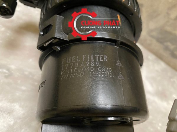 Chi tiết cụm lọc nhiên liệu lõi giấy Triton, Pajero Sport chính hãng
