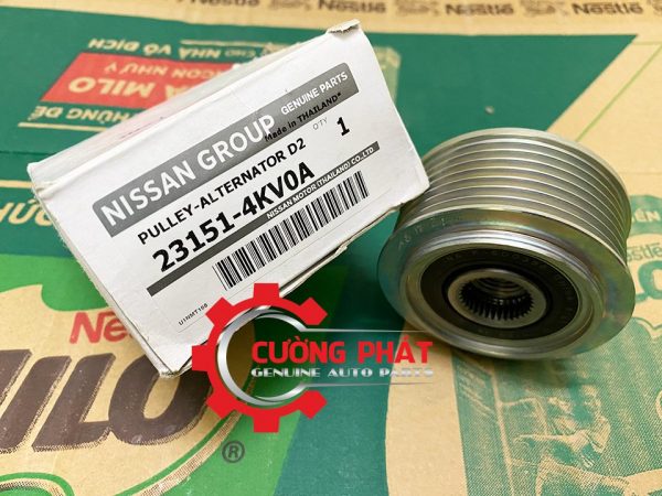 Hình ảnh puly máy phát Nissan Navara 2012 chính hãng
