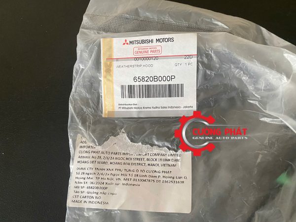 Tem mã gioăng nắp cabo Mitsubishi XForce 2024