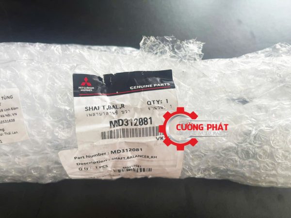 Chi tiết tem mã trục đối trọng bên phụ Triton 4D56 2009-2018