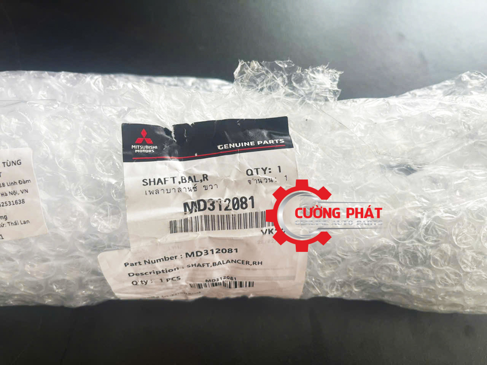 Chi tiết tem mã trục đối trọng bên phụ Triton 4D56 2009-2018